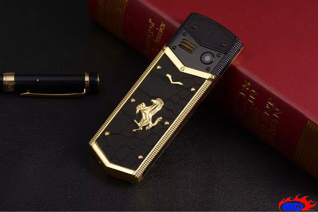 Mặt sau Vertu Ferrari V5 phím đen