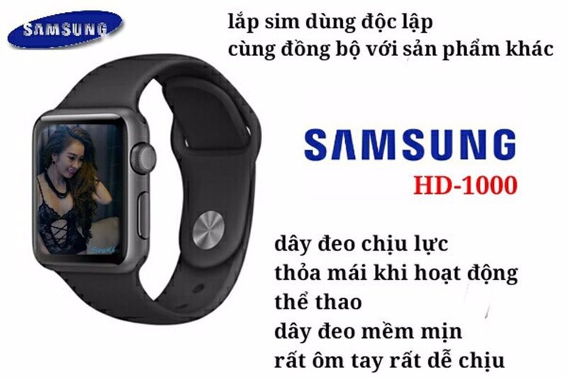 điện thoại đồng hồ samsung. siêu phẩm HD 2017 mã HD-1000 3