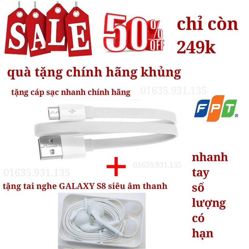 mua pin chính hãng tặng tai nghe GALAXY S8 13