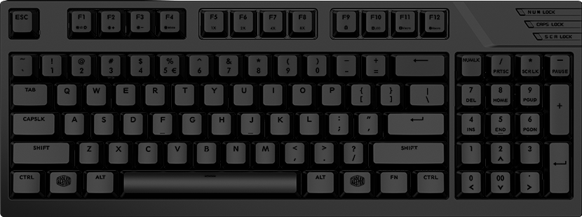 Bàn phím game thủ Masterkeys Pro M White LED (Ảnh 2)