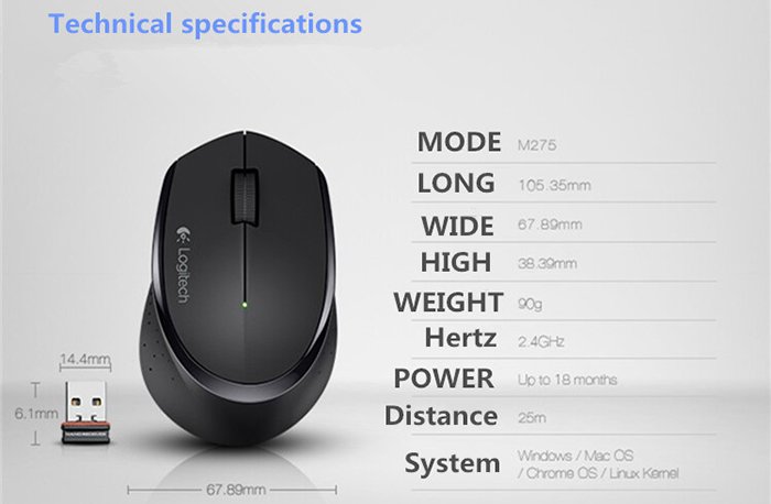 Chuột Không Dây Logitech M275