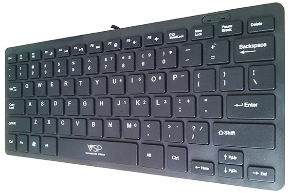 Bàn phím mini Vision V688 (Đen) (Ảnh 2)