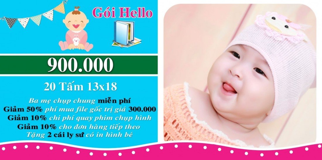 Gói chụp lẻ cho bé (Ảnh 1)