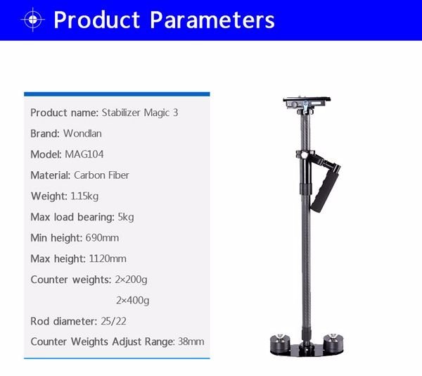 Stedicam Stabilizer Magic 3 MAG104 (Ảnh 2)