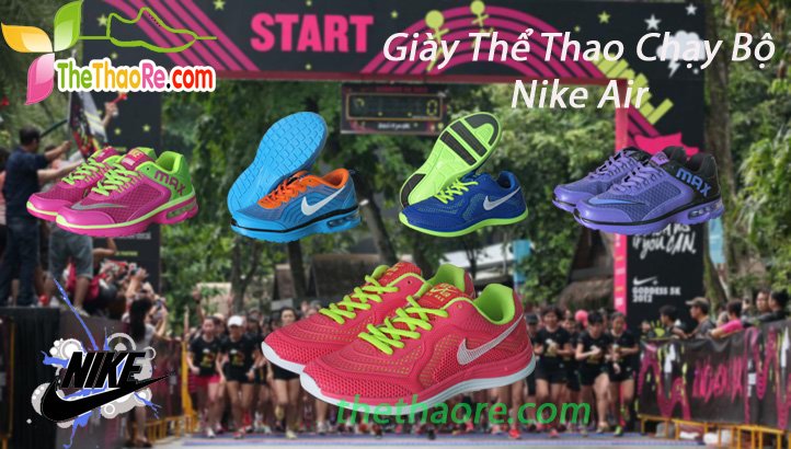 giay the thao chay bo nike air