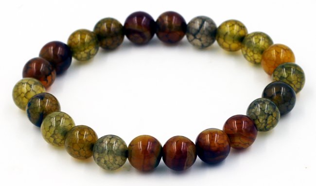 Vòng chuỗi đeo tay đá vân rồng 8 ly (Ảnh 4)