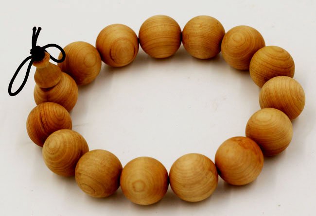 Chuỗi hạt đeo tay gỗ ngọc am 15 ly (Ảnh 3)