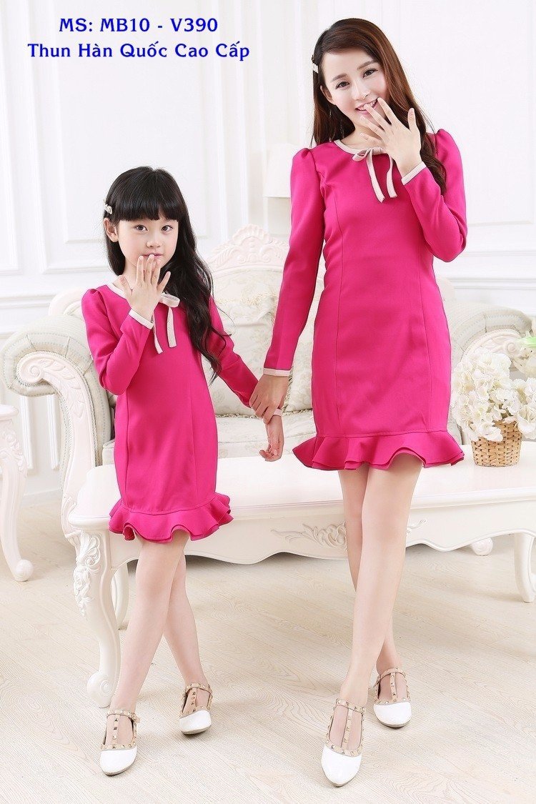 Set đầm đuôi cá Mẹ và Bé (Ảnh 1)