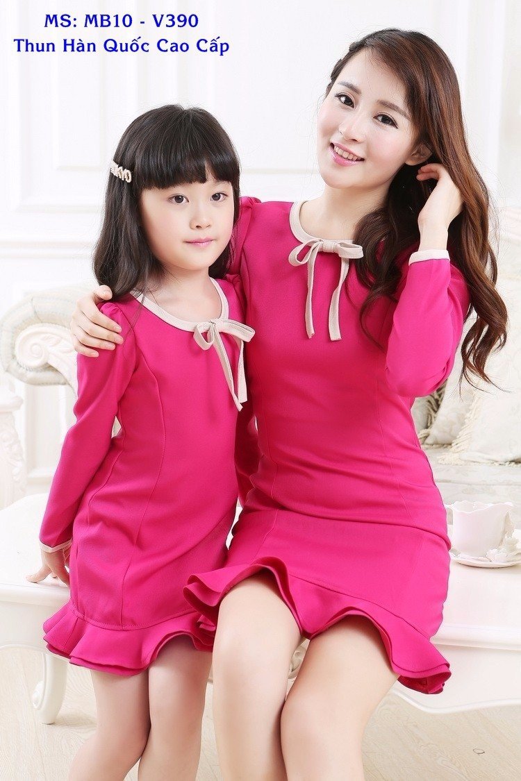 Set đầm đuôi cá Mẹ và Bé (Ảnh 2)