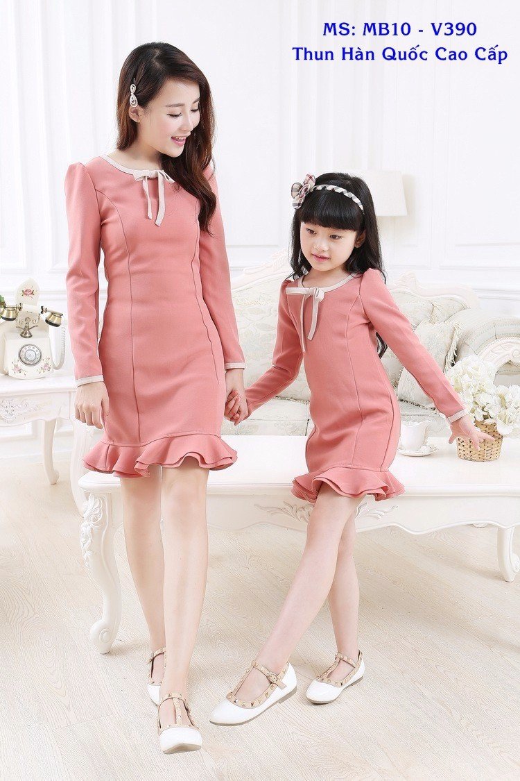 Set đầm đuôi cá Mẹ và Bé (Ảnh 5)