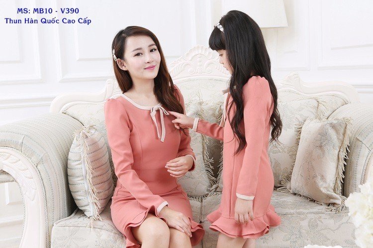 Set đầm đuôi cá Mẹ và Bé (Ảnh 6)