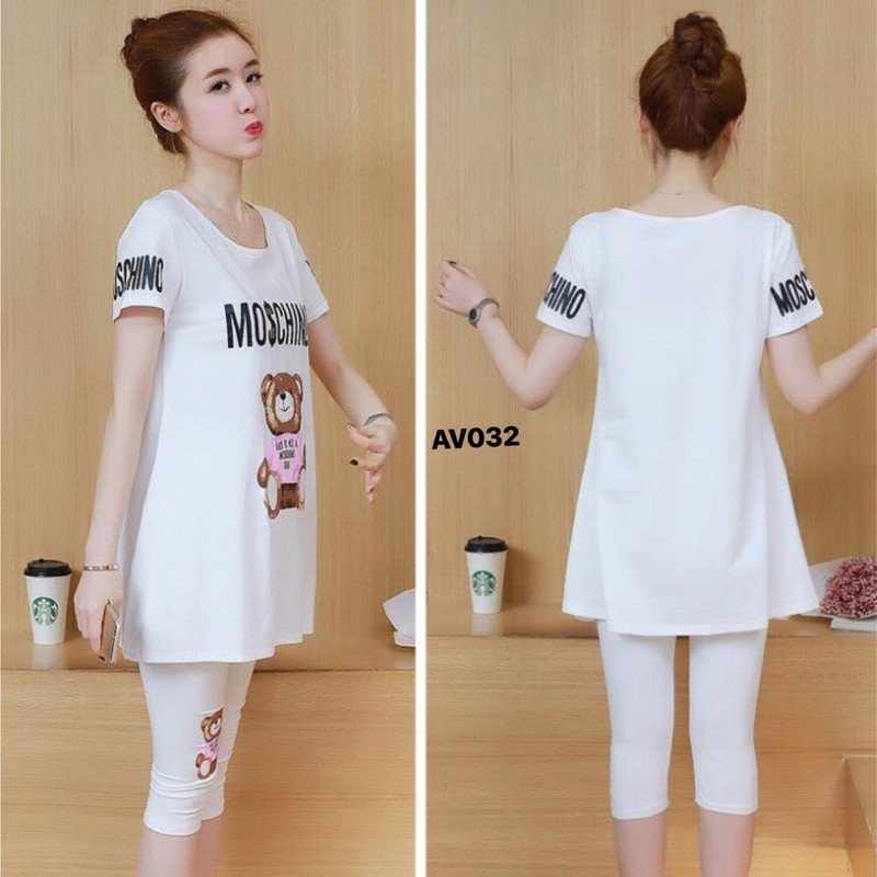Set lửng in gấu AV032 (Ảnh 2)