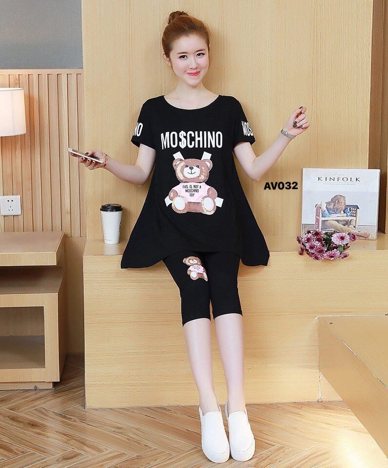 Set lửng in gấu AV032 (Ảnh 4)