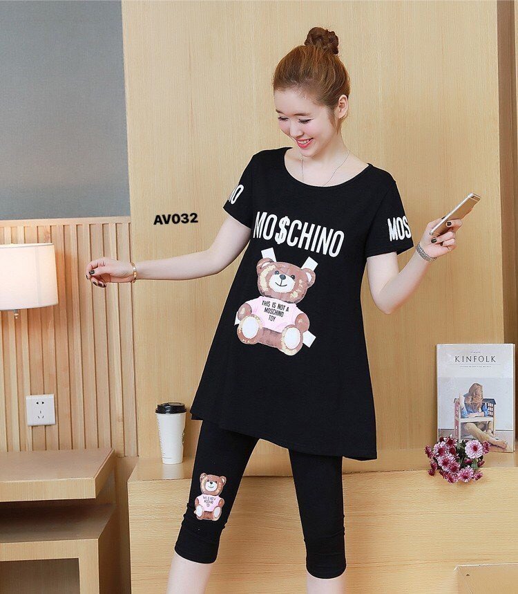 Set lửng in gấu AV032 (Ảnh 5)