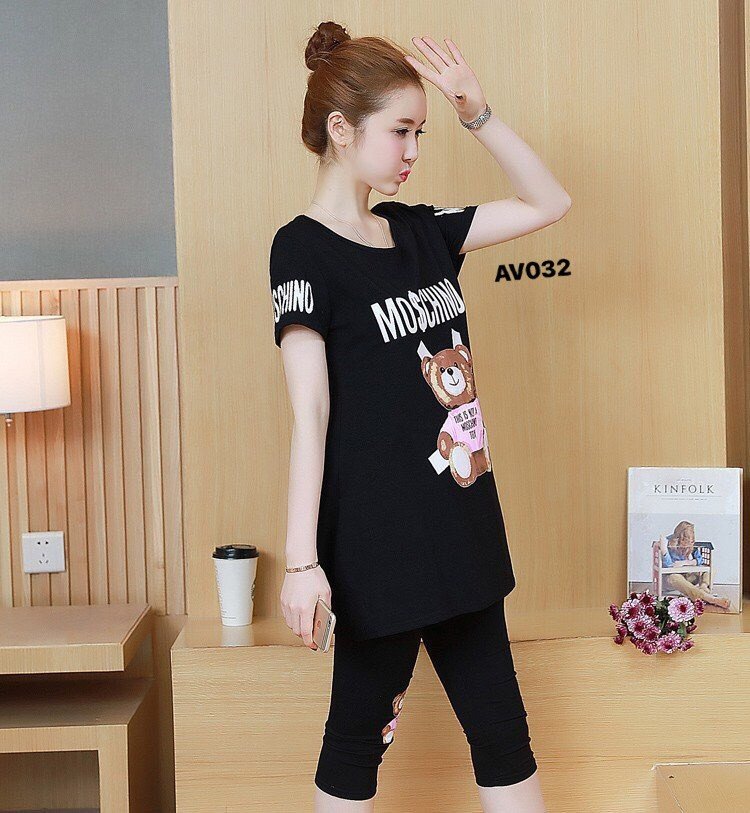 Set lửng in gấu AV032 (Ảnh 6)