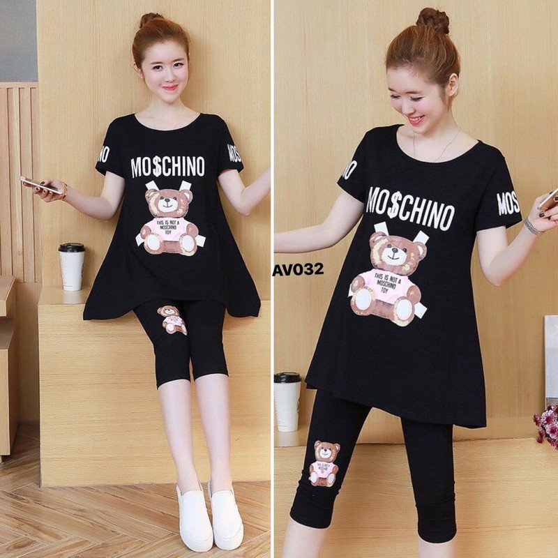 Set lửng in gấu AV032 (Ảnh 7)