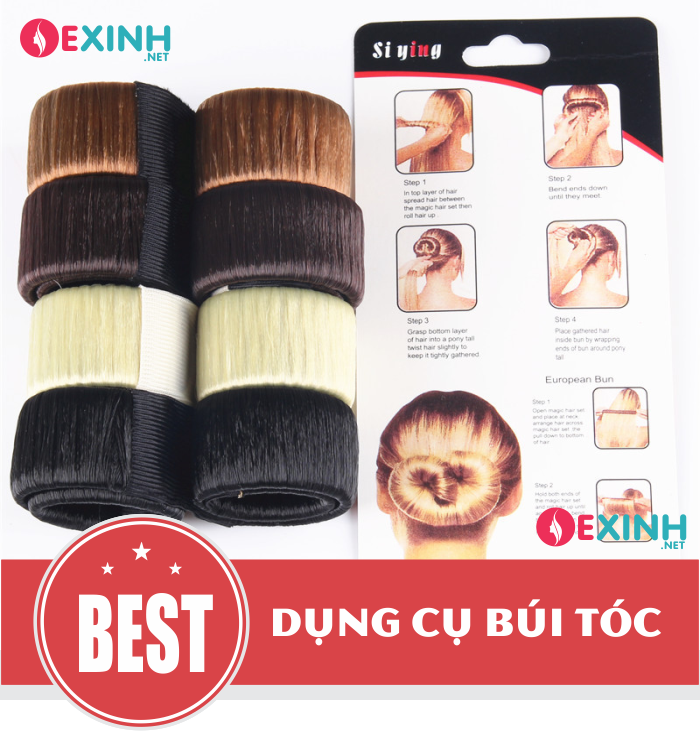 Dụng Cụ Búi Tóc - Cách Búi Tóc Tạo Những Kiểu Tóc Đẹp 1