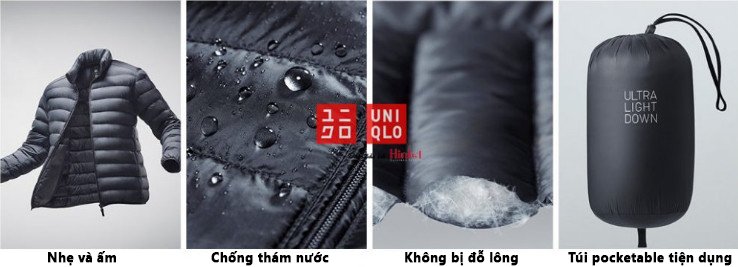 Áo lông vũ nam Uniqlo chính hãng