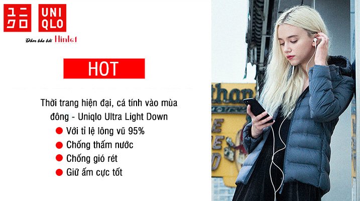 Áo lông vũ nam Uniqlo chính hãng
