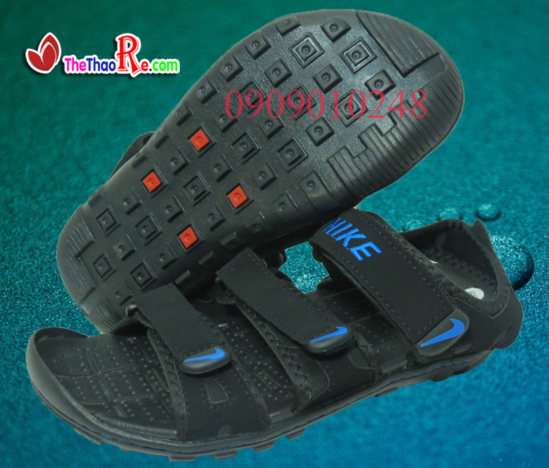 GIÀY SANDAL 3 QUAI MÀU XANH DƯƠNG