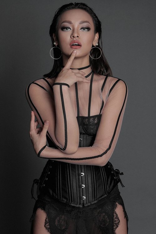 Áo nịt bụng corset 26 xương thép Scarlett (Ảnh 3)