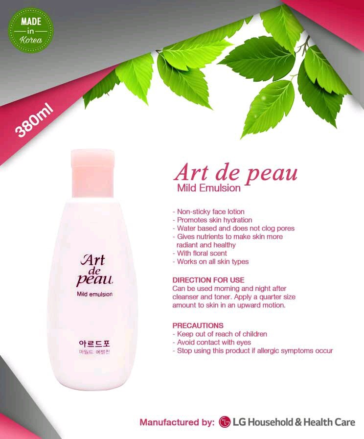 kem dưỡng thể Art de Peau 1