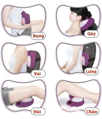 Gối massage hồng ngoại Magic Energy pillow PL-819