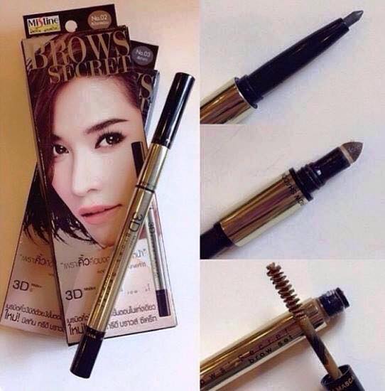 MISTINE 3D BROWS’ SECRET – CHÌ KẺ MÀY 3D- BỘT KẺ MÀY- MASCARA MÀY- ALL IN ONE
