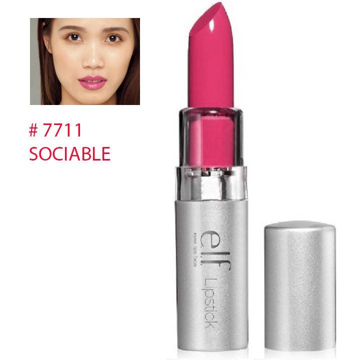 Son ELF Essential Lipstick 7712 Fearless - Đỏ (Ảnh 2)