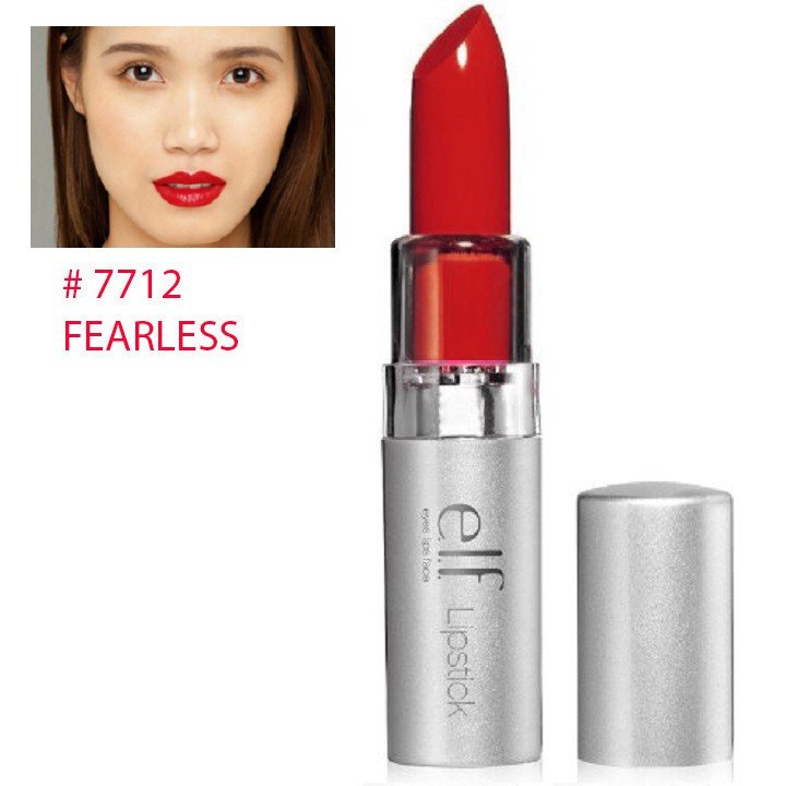 Son ELF Essential Lipstick 7712 Fearless - Đỏ (Ảnh 5)
