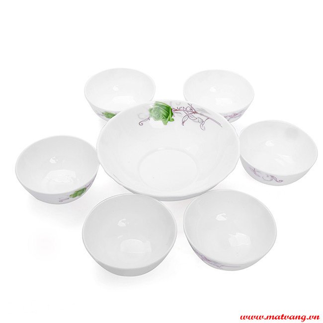 Bộ tô chén Opal 7 cái (Ảnh 1)