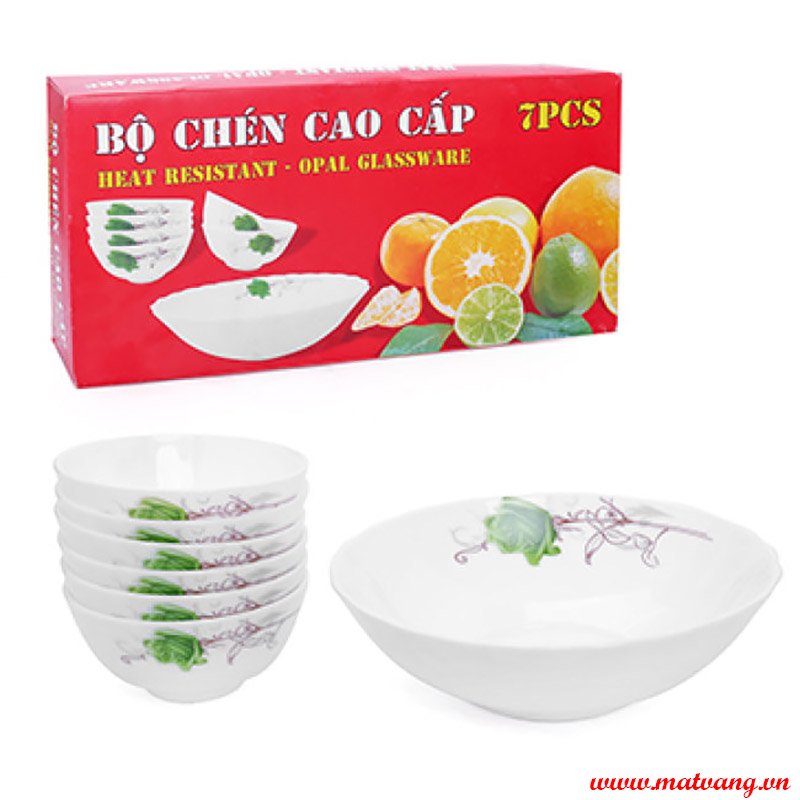 Bộ tô chén Opal 7 cái (Ảnh 2)