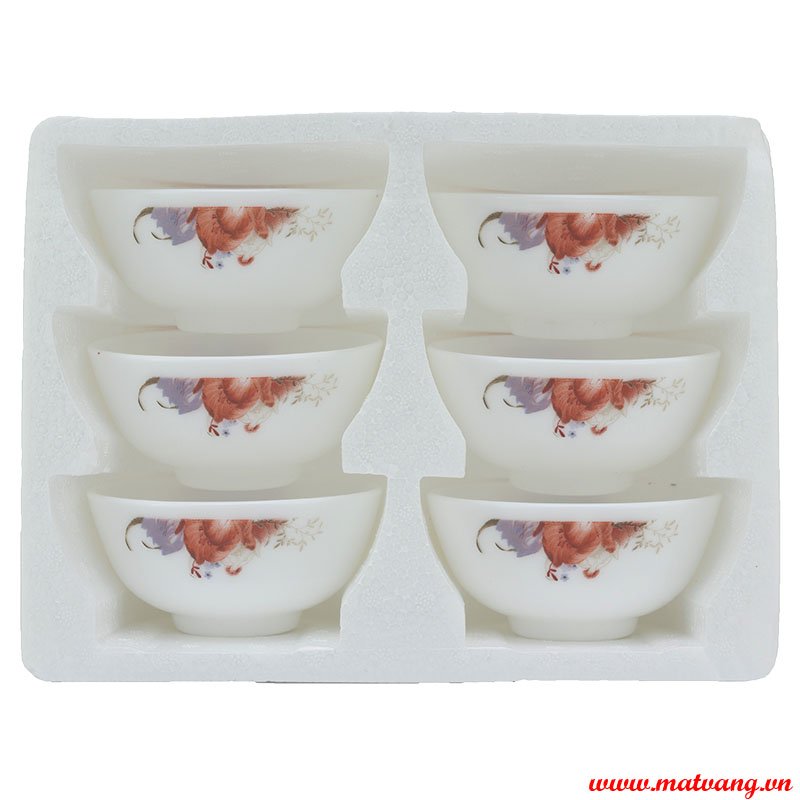 Bộ chén Opal 6 cái (Ảnh 1)
