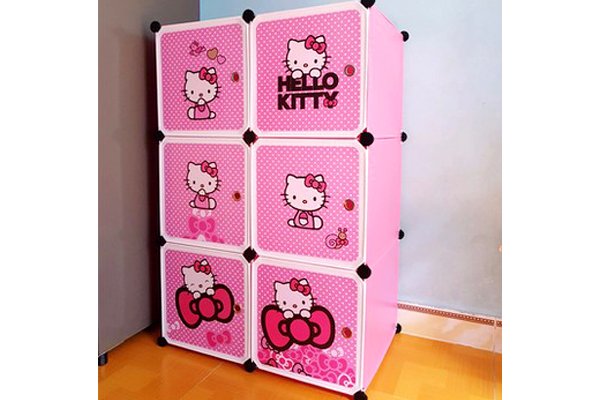 Tủ 6 ngăn Hello Kitty MS_1223 (Ảnh 1)