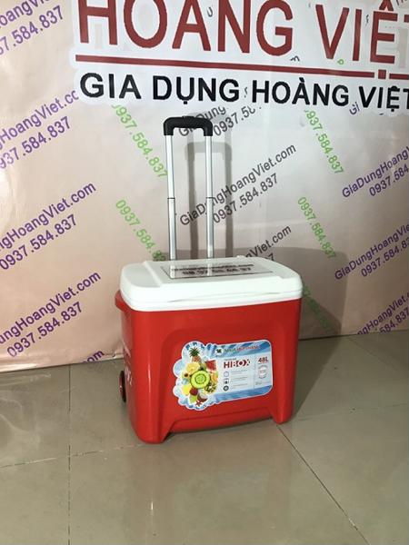 Thùng đá Hibox 48 lít có tay kéo (Ảnh 1)