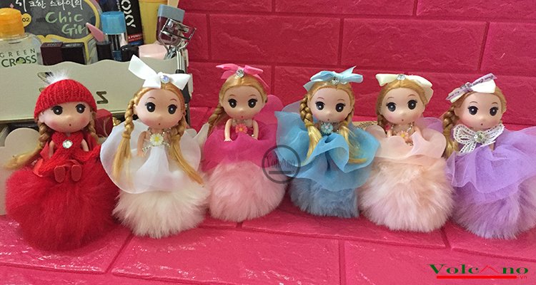 Móc khóa búp bê Chibi công chúa (Ảnh 8)