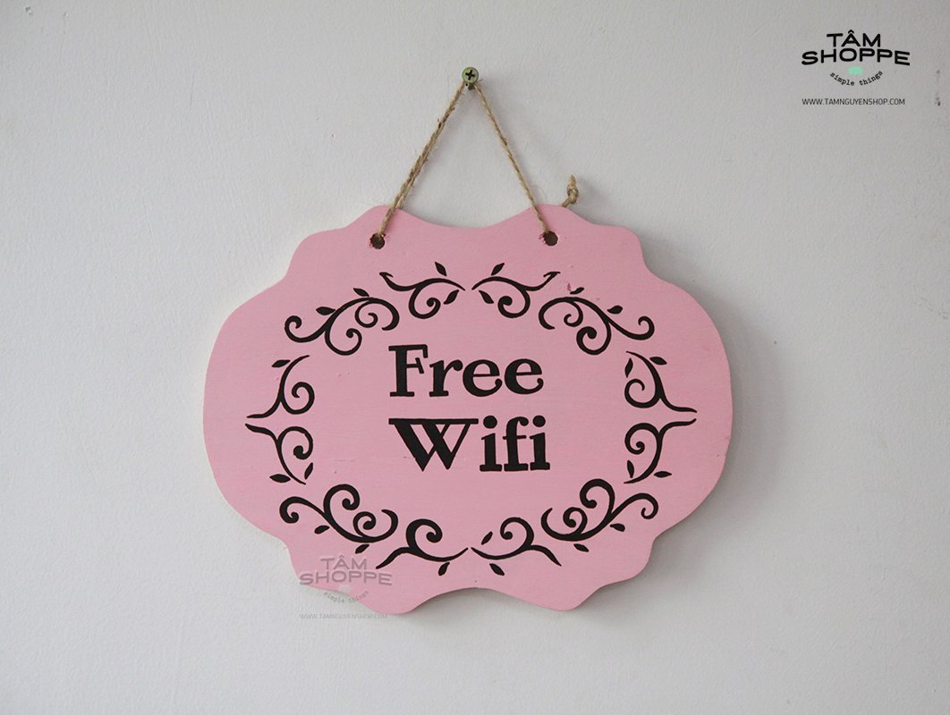 Bảng treo free wifi số 02 (Ảnh 4)