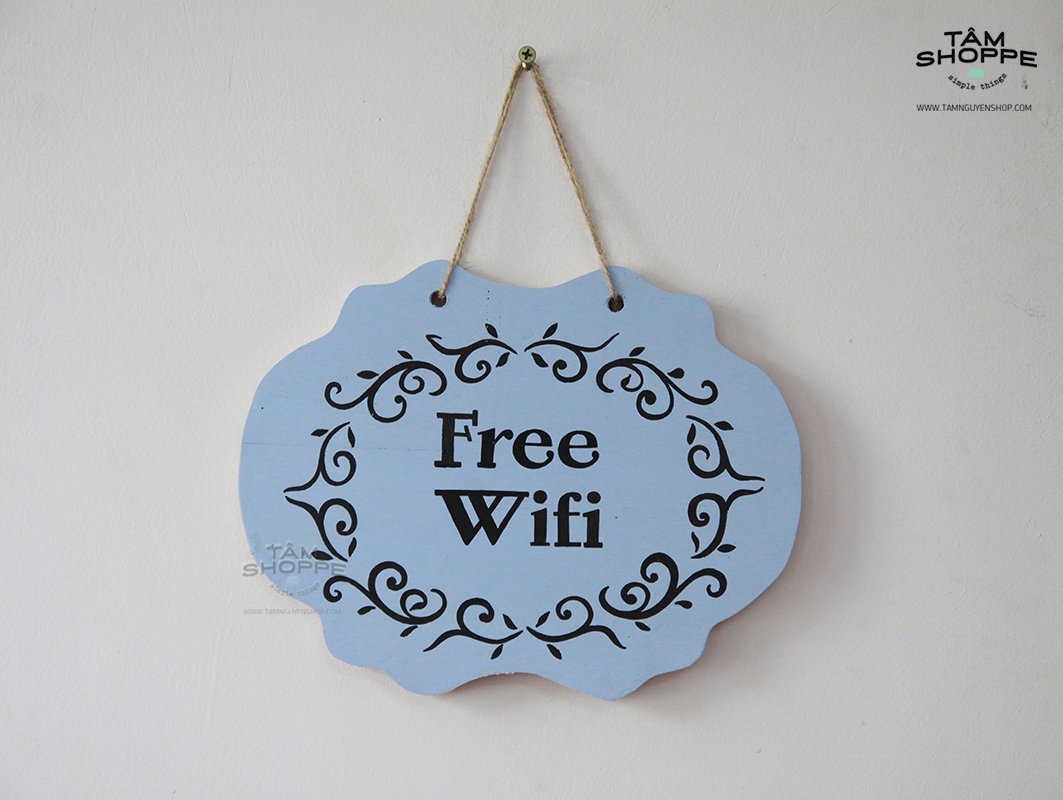 Bảng treo free wifi số 02 (Ảnh 5)