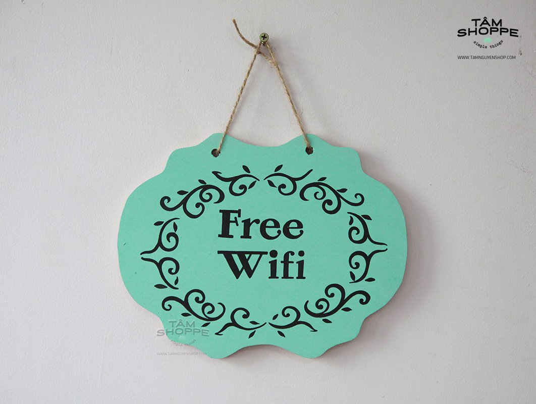 Bảng treo free wifi số 02 (Ảnh 6)