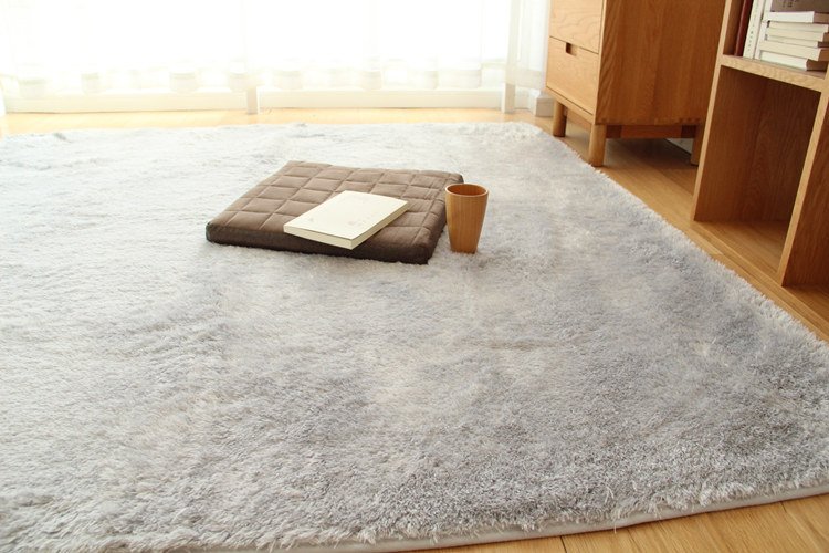 Thảm lông mảnh xám 3 size (Ảnh 1)