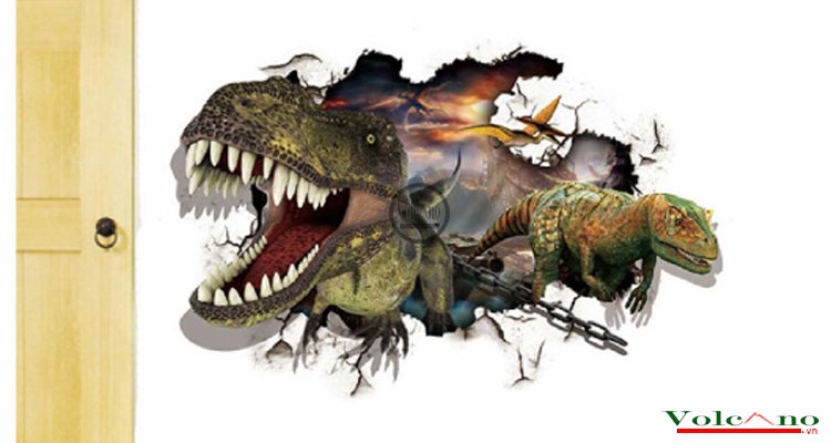 Tranh 3D khủng long (Ảnh 3)