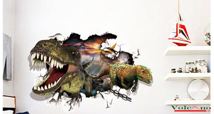 Tranh 3D khủng long (Ảnh 4)