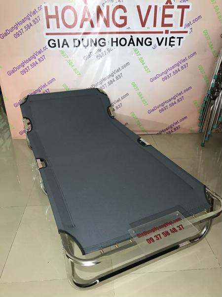 Giường gấp lưới tex inox 90cm (Ảnh 1)