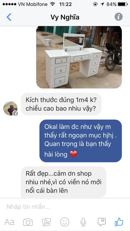 Bàn trang điểm MDF BP29 (Ảnh 3)