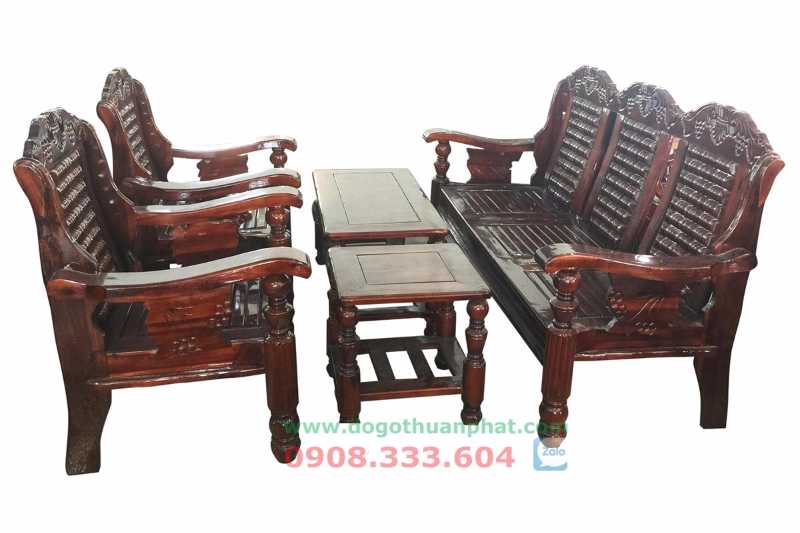 Bộ salon nho nan lớn STNN (Ảnh 1)