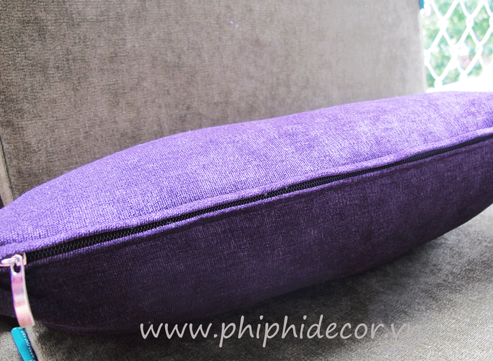 Gối sofa tím than PLTT20GB (Ảnh 2)
