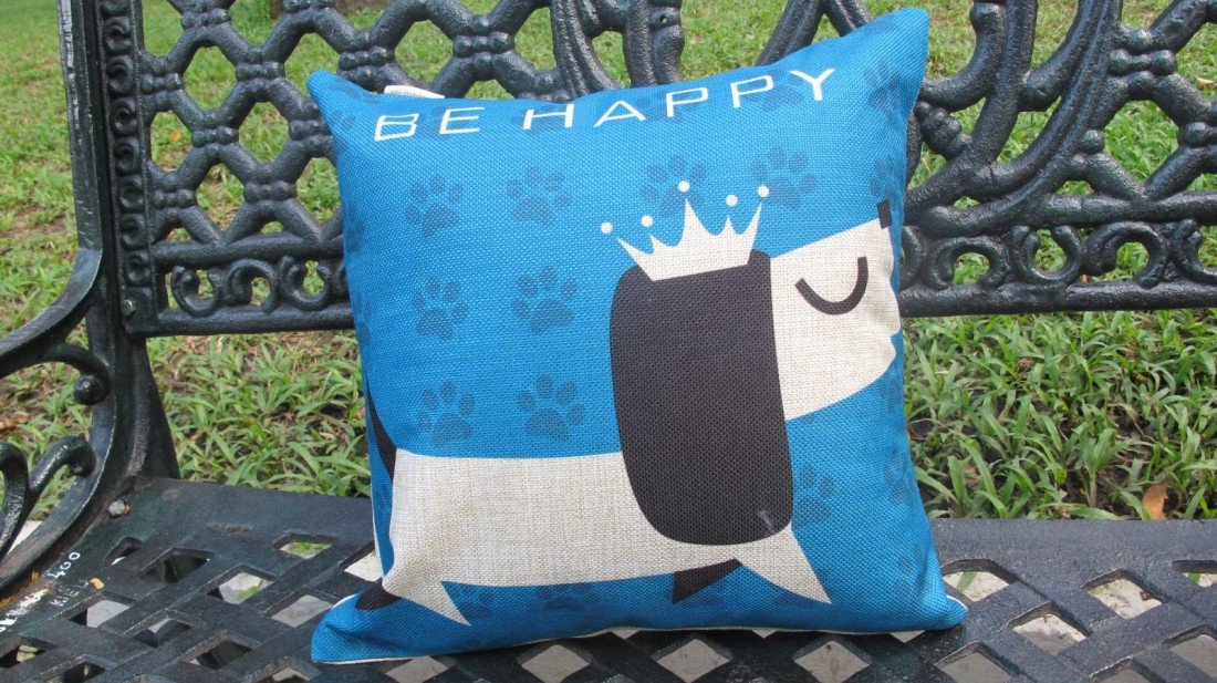 Gối sofa trang trí Be Happy HH09 (Ảnh 3)