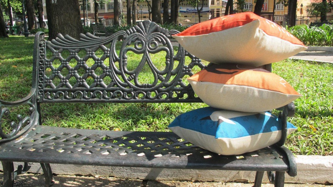 Gối sofa trang trí Be Happy HH09 (Ảnh 7)