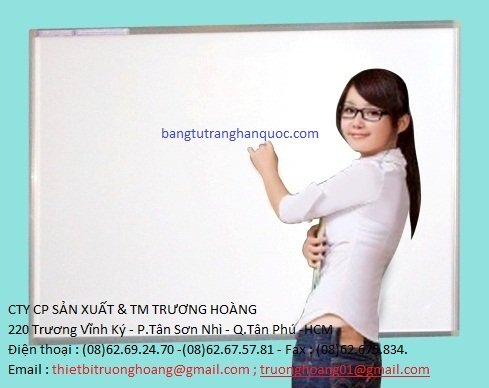 Bảng từ trắng viết bút dạ hít từ hàn quốc treo tường 5