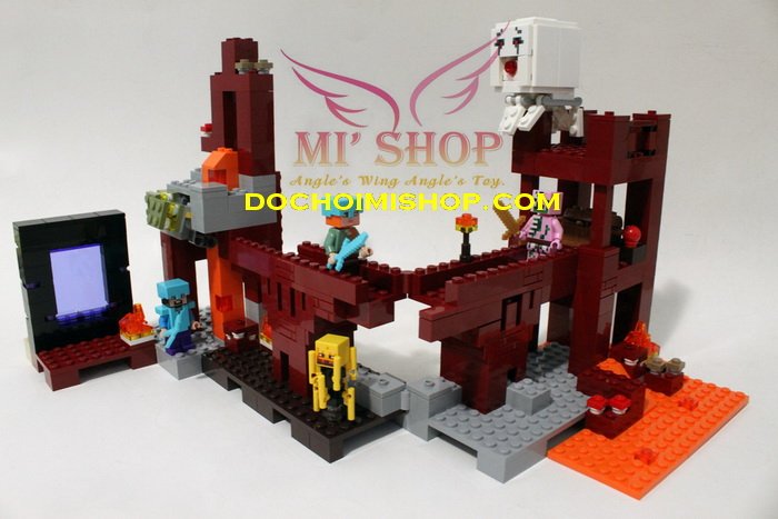 Lắp ráp 10393 Minecraft Pháo Đài Fortress (Bela) (Ảnh 1)